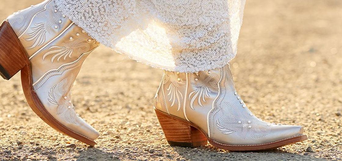 western wedding boots